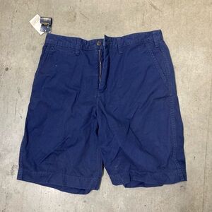 Polo by Ralph Lauren Navy Flat Front Shorts